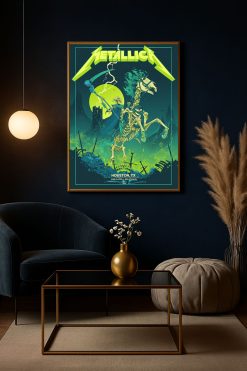 Metallica M72 World Tour Houston 2025 Nrg Stadium Setlist Poster Canvas By Vance Kelly 2 - MetThread.com