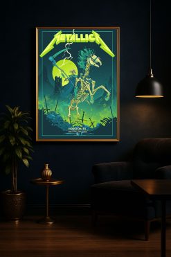 Metallica M72 World Tour Houston 2025 Nrg Stadium Setlist Poster Canvas By Vance Kelly 3 - MetThread.com